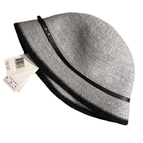 NWT AUGUST HAT COMPANY fall winter packable HAT NEW one size OSFM womens grey - Picture 1 of 9